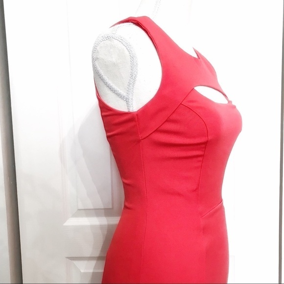 Nwt FRENCH CONNECTION RED CUTOUT SHEATH DRESS - 0 - Picture 5 of 8